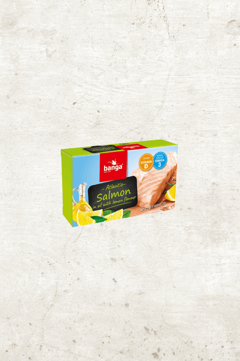 拉脫維亞｜油浸鮭魚罐頭（煙燻＆檸檬）