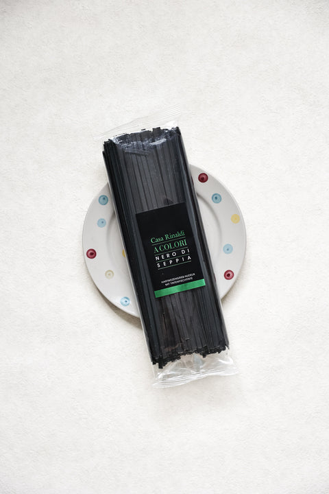 義大利｜墨魚寬麵＆墨魚細麵